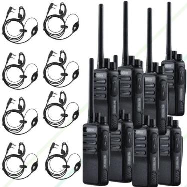 Imagem de 16 Rádio Intelbras RC3002 UHF Longo Alcance E Fones de Ouvido PTT