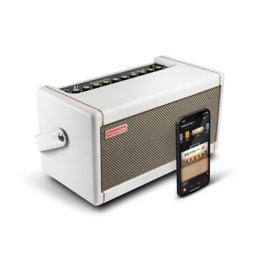 Imagem de Positive Grid Spark Pearl Combo Amplificador de guitarra de prática de 40 watts para baixo elétrico e amplificador de guitarra acústica com aplicativo móvel Spark (pérola)