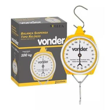 Imagem de Balança Suspensa Vonder Tipo Relógio 100 Kg Com Gancho