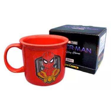 Imagem de Caneca Camp Spider-Man No Way Home 280ml Oficial - Clube Comix, Vermel