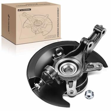 Imagem de A-Premium Conjunto de eixo de rolamento de roda e junta de direção dianteira compatível com Honda Civic 2001-2002 L4 1,7L, lado direito do passageiro, substitui # 51210S5AJ10, 45255S01A00, 44600S5DA00