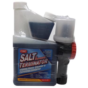 Imagem de CRC Salt Terminator Engine Flush, Limpador e Inibidor de Corrosão c/Mixer SX32M – 32 FL. OZ, Limpador de descarga de motor para sistemas de refrigeração, caminhões e motores marítimos