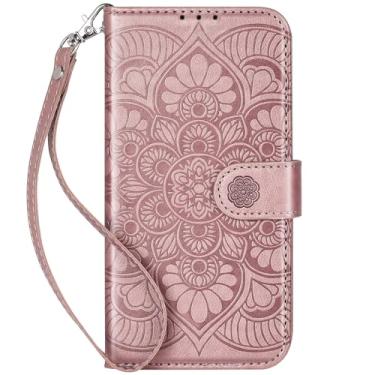 Imagem de Ateeky Capa carteira para Samsung Galaxy Note 9, [bloqueio RFID] Suporte de 3 cartões com compartimento para cartão de crédito PU capa protetora magnética flip para Note 9 (rosa)