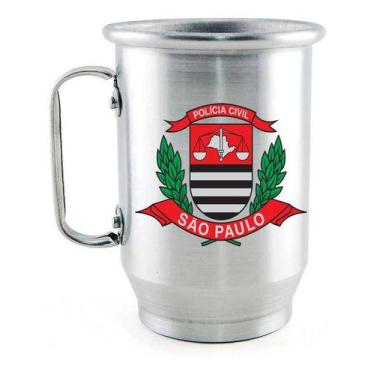 Imagem de Caneca De Aluminio Policia Civil Policial Brasão Tira Delta - Alabama 
