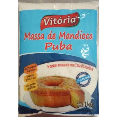 Imagem de Massa de mandioca Puba pacote de 1 kilo - Vitoria