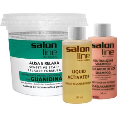Imagem de Relaxamento Guanidina Cabelos Finos Salon Line