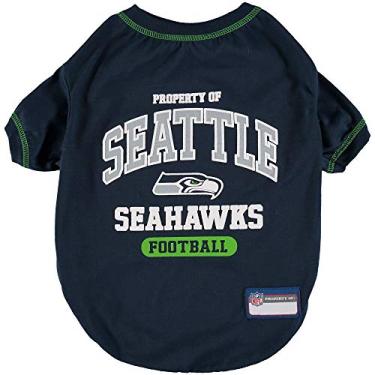 Imagem de CAMISETA PARA Cães e Gatos - Camiseta para Cães NFL Seattle Seahawks, PP. - Camiseta mais fofa para o verdadeiro filhote esportivo