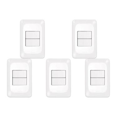 Imagem de Kit C/5 - Pial Conjunto  Pop 4X2 2 Simpl Lgx101 - Pial legrand