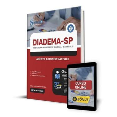 Imagem de Apostila Prefeitura de Diadema - SP 2024 - Agente Administrativo II - 