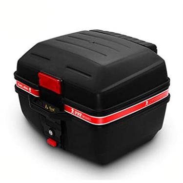 Imagem de Mala de viagem para motocicleta 25L durável motocicleta 992 porta-malas de carro elétrico médio universal caixa de armazenamento de pedal capa superior para motocicleta (B)