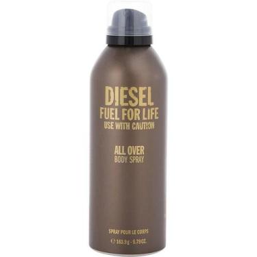 Imagem de Água De Cheiro Masculina Diesel Fuel For Life All Over Spray Corporal 