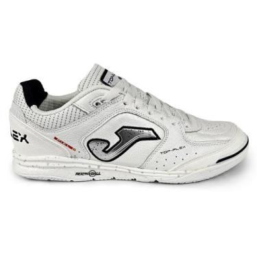 Imagem de Chuteira Futsal Joma Top Flex Rebound Profissional Conforto, Branco, P