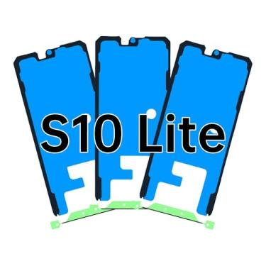 Imagem de BESJMYT 3 peças de fita adesiva de vedação à prova d'água para Samsung Galaxy S10 Lite à prova d'água para selagem de tela, adesivo de vedação, peça de reposição para Galaxy s10 lite SM-G770U1
