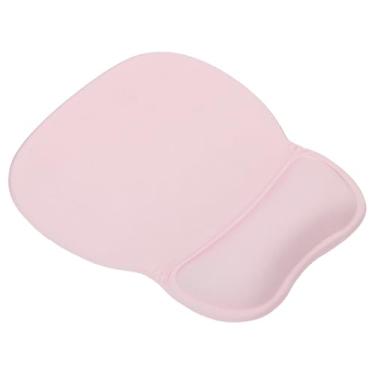 Imagem de PATIKIL Mouse pad de gel com descanso de pulso, mouse pad ergonômico confortável espuma viscoelástica base antiderrapante macia para computador, laptop, escritório, casa, rosa