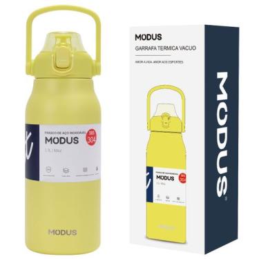 Imagem de Garrafa Térmica de Água 1700ml Aço Inoxidável com Canudo Portátil Café