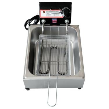 Imagem de Fritadeira Elétrica Industrial Cuba 5L Econômica - Salgados Crocantes (110v)