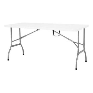 Imagem de Mesa Dobrável Portatil 150cm Maleta Com Alça Camping Praia  - Just Hom