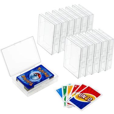 Imagem de Porta-cartas de baralho Skylety 6 peças Organizer Clear