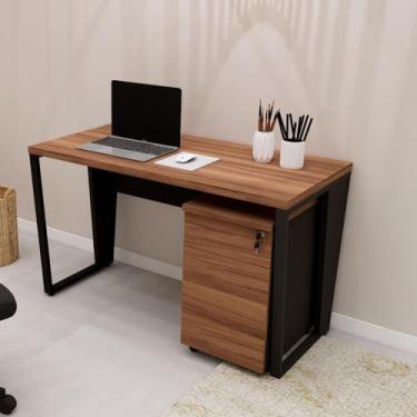 Imagem de Escrivaninha Industrial 1,20m x 0,60m Gaveteiro 3 Gavetas F5 - F5 Offi