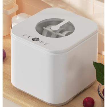Imagem de Máquina de lavar louça inteligente totalmente automática de mesa, máquina de lavar louça portátil, jato duplo de 360°,alta temperatura de 162℉ e função de secagem ao ar,tanque de água de 7L integrado