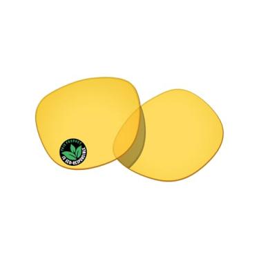 Imagem de Raydi Lentes de reposição de policarbonato para óculos de sol Ray-Ban Meta Wayfarer RW4008 53 mm - amarelo transparente - não polarizado