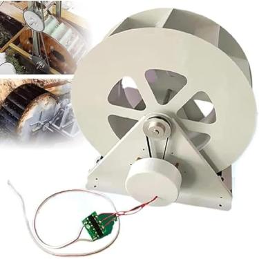 Imagem de Hidro Gerador De Turbina De 50w 100w, Roda D'água, Usina Hidrelétrica, Geração De Eletricidade Tipo Disco De Baixa Velocidade, Roda Eólica E D'água Ao Ar Livre, White
