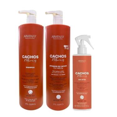 Imagem de Kit Arvensis Professional Cachos Naturais -Shampoo 1L + Ativador De Ca
