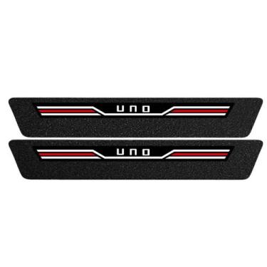 Imagem de Soleira Protetora Porta Sport Vermelho Uno 2PT 2005 a 2010 - Jhow Ades