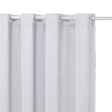 Imagem de Cortina 2,80x1,30 Sala Quarto Cozinha Blackout Corta Luz Cor:gelo