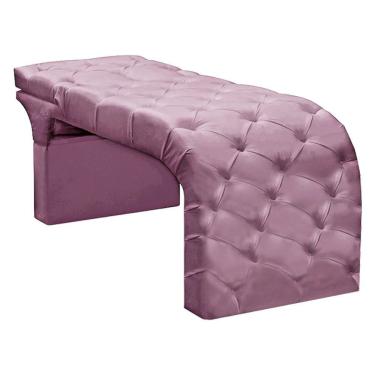 Imagem de Maca De Estética Reclinável E Reta Andressa Speciale Home Lilas Veludo