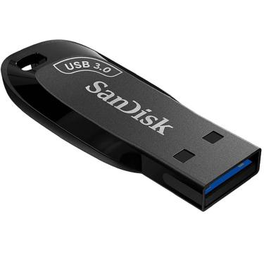 Imagem de Pen Drive De 256gb Sandisk Ultra Shift Sdcz410-256g-g46 Usb 3.0 - Preto