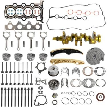 Imagem de Conjunto de junta da cabeça do motor, motor G4FD 1.6, com virabrequim e 4X pistão de biela, para Kia Sportage Rio Soul 1.6L DOHC 2012–2021, para Hyundai Tucson Accent Elantra 2009–2019, OE: 235102B000