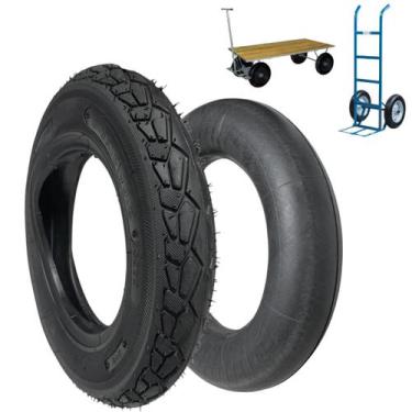 Imagem de Pneu Para Carrinho Carga 3.25/3.00-8 Com Câmara De Ar Aro 8 - boartyre