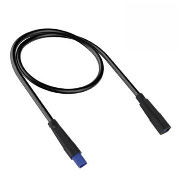 Imagem de Cabo de extensão de sensor de velocidade para motor médio Bafang (versão CAN Protecol), 60 cm/23,62 polegadas 7PIN azul impermeável Ebike cabo de extensão para 8fun M510 M560 M820 BBS02B BBS-HD CAN