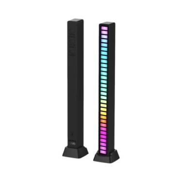 Imagem de RGB LED Strip Light Music Sound Control Para Bar Car Room TV Gaming De