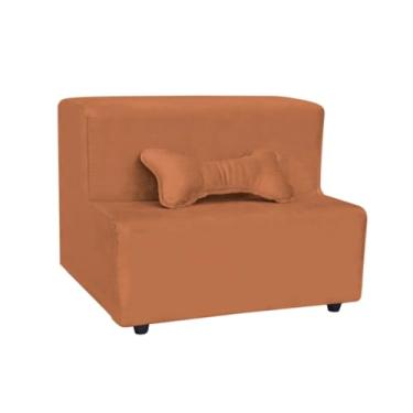 Imagem de Escadinha Pet 2 Degraus Rampa para Gato e Cachorro(Terracota)