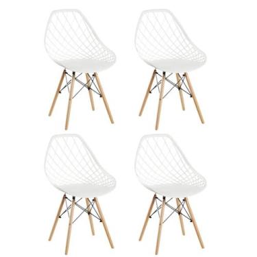 Imagem de Conjunto 4 Cadeiras Clarice Cloe Madeira - Movescan