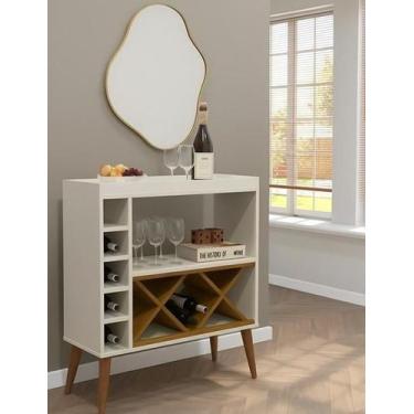 Imagem de Aparador Adega Bebidas Chateau Pés Palito Cores - MJM Casa dos moveis,