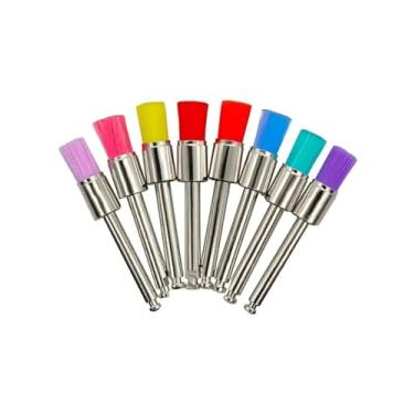 Imagem de Escova Escova de Robinson para Profilaxia Dentária - Kit com 50 unidades - Escova de Polimento Profissional, Multicolorida, para Micromotor.
