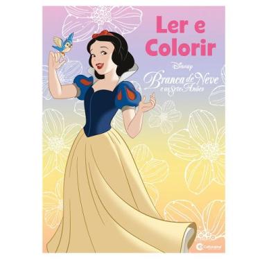 Imagem de Livro - Ler e colorir Branca de Neve