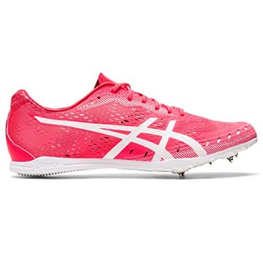 Imagem de ASICS Tênis unissex Gun Lap 2 Track & Field, Diva Rosa/Branco, 14 Wide Women/12.5 Men