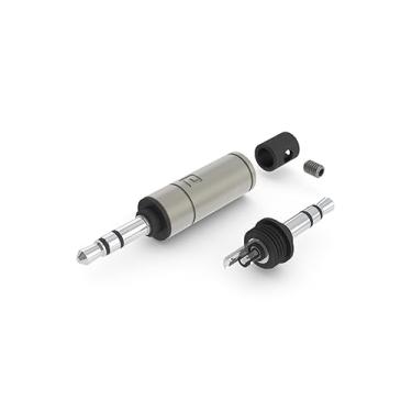 Imagem de Plugue TRS aeco 3,5 mm estéreo AT3-1351S, 1 pç/1 conjunto, banhado a prata