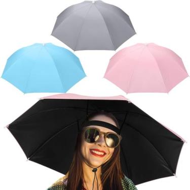Imagem de Chapéu de guarda-chuva de pesca Bulyoou, 3 peças de proteção UV ajustá