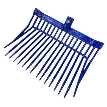 Imagem de Ｂｅｓｇａ Garfo de reposição para esterco de cavalo com dentes angulares Ancinho para esterco de cavalo para cocô de, Azul