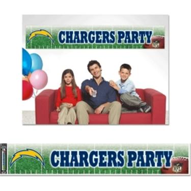 Imagem de WinCraft Banner de festa NFL San Diego Chargers WCR48851011, 30,5 cm x 165 cm