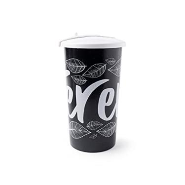 Imagem de Copo Tereré Com Tampa 450Ml Preto