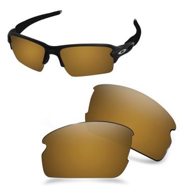 Imagem de AOZAN Lentes de reposição ANSI Z87.1 para óculos de sol Oakley Flak 2.0 XL OO9188, Cobre - ouro, Flak 2.0 XL