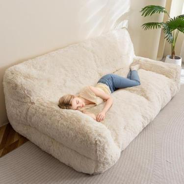 Imagem de Sofá-cama HIGOGOGO Giant Human Dog com tapete de apoio em pedaços de e