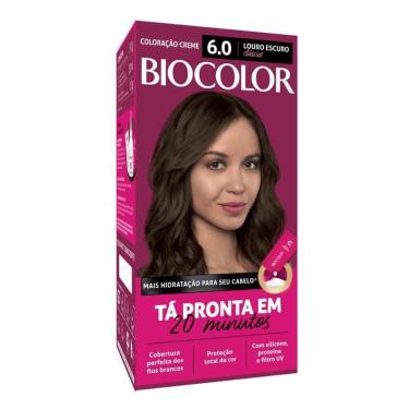 Imagem de Tinta de Cabelo Biocolor Creme Mini Kit 6.0 Louro Escuro Clássico