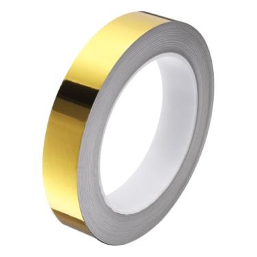 Imagem de Generic Fita espelhada metálica para azulejos dourados, linhas metálicas 2 x 2,9 m, autoadesivo, decoração, adesivo de costura de parede, fita impermeável para cozinha e armário de banheiro